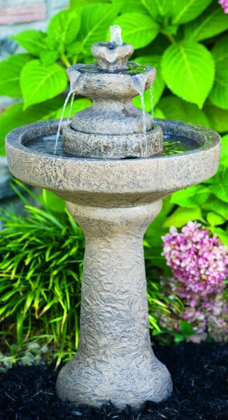 Fountainette Roundstone Fountain water flow